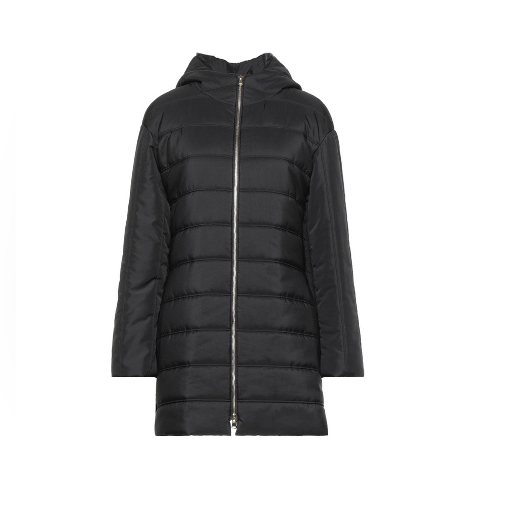 Siste’s Black Hooded Coat Size M